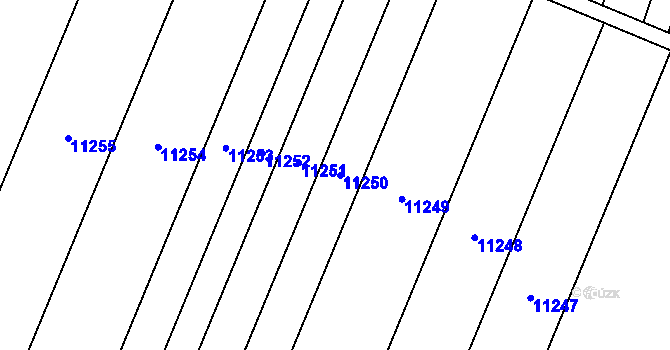 Parcela st. 4946/5 v KÚ Hrušovany nad Jevišovkou, Katastrální mapa