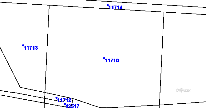 Parcela st. 5067/5 v KÚ Hrušovany nad Jevišovkou, Katastrální mapa