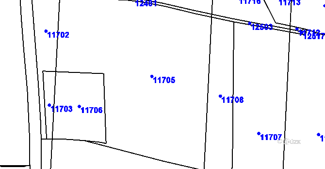 Parcela st. 5072 v KÚ Hrušovany nad Jevišovkou, Katastrální mapa
