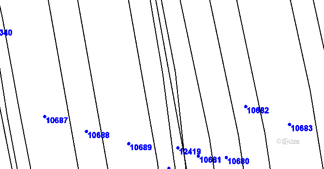 Parcela st. 5196/15 v KÚ Hrušovany nad Jevišovkou, Katastrální mapa