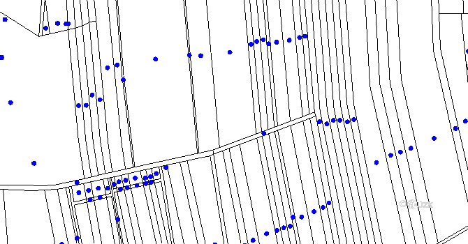 Parcela st. 5250/1 v KÚ Hrušovany nad Jevišovkou, Katastrální mapa