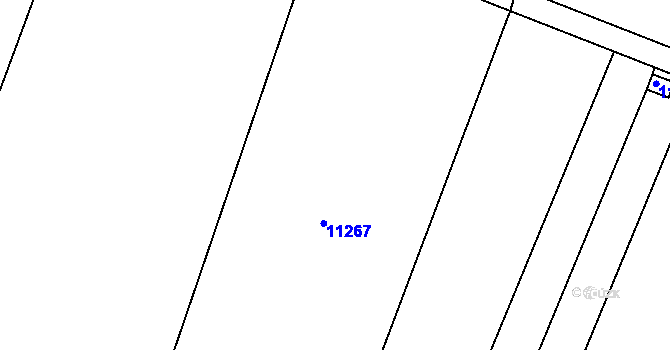Parcela st. 4945/2 v KÚ Hrušovany nad Jevišovkou, Katastrální mapa