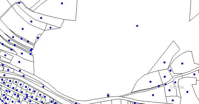 Parcela st. 670/1 v KÚ Hředle u Zdic, Katastrální mapa