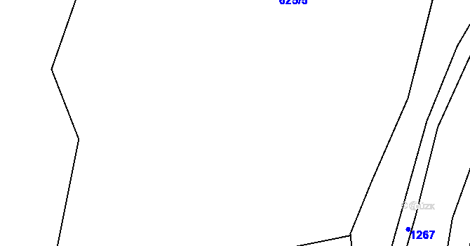 Parcela st. 625/9 v KÚ Hřivice, Katastrální mapa