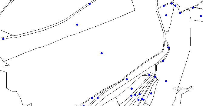 Parcela st. 491/1 v KÚ Lipno u Hunčic, Katastrální mapa