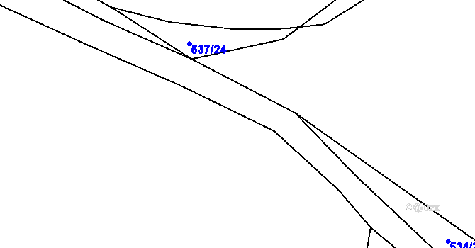 Parcela st. 522/9 v KÚ Lipno u Hunčic, Katastrální mapa