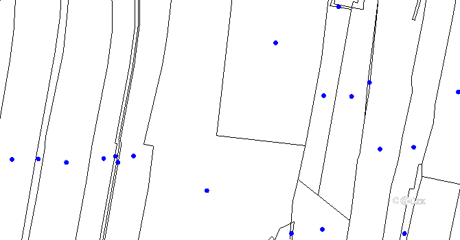 Parcela st. 67 v KÚ Hůrky u Lišova, Katastrální mapa