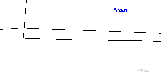 Parcela st. 88/1 v KÚ Husinec u Řeže, Katastrální mapa