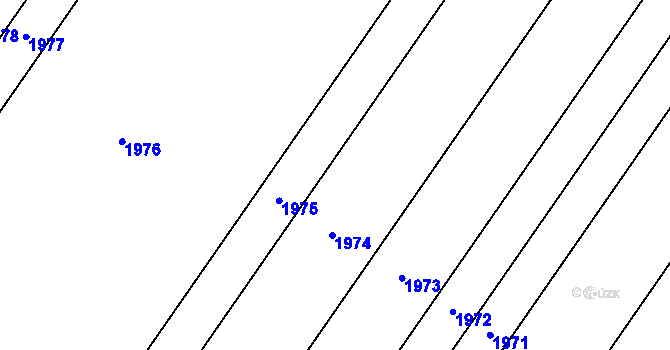 Parcela st. 999/85 v KÚ Huštěnovice, Katastrální mapa