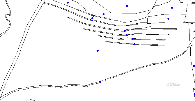 Parcela st. 2885/11 v KÚ Huzová, Katastrální mapa
