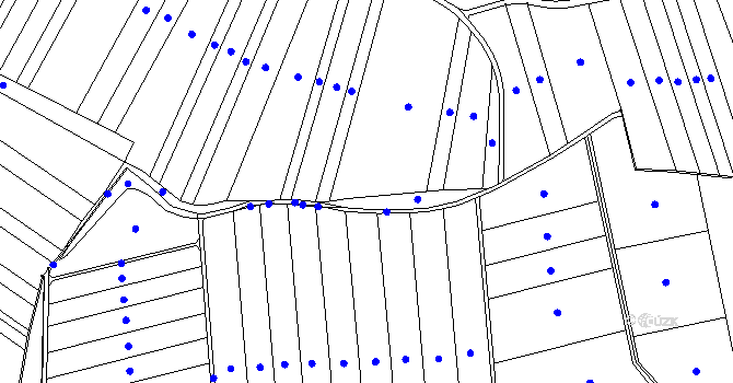 Parcela st. 3020 v KÚ Nové Hvězdlice, Katastrální mapa