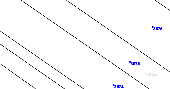 Parcela st. 3057/79 v KÚ Nové Hvězdlice, Katastrální mapa