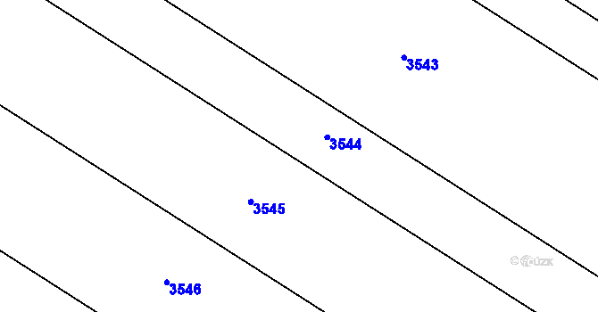 Parcela st. 3059/59 v KÚ Nové Hvězdlice, Katastrální mapa