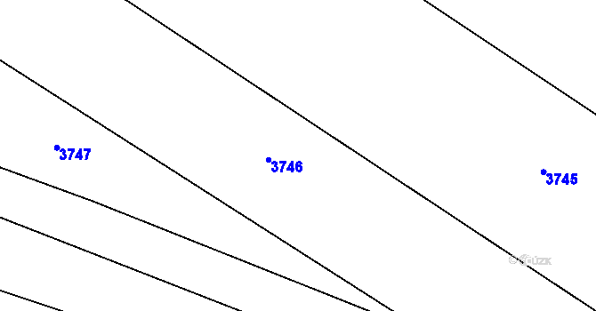 Parcela st. 3207/45 v KÚ Nové Hvězdlice, Katastrální mapa