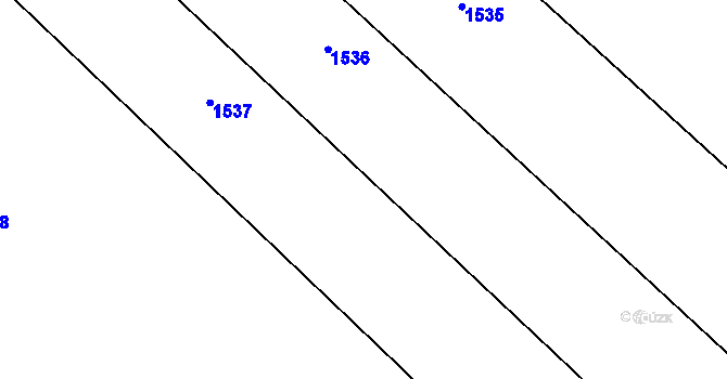 Parcela st. 1238/43 v KÚ Staré Hvězdlice, Katastrální mapa