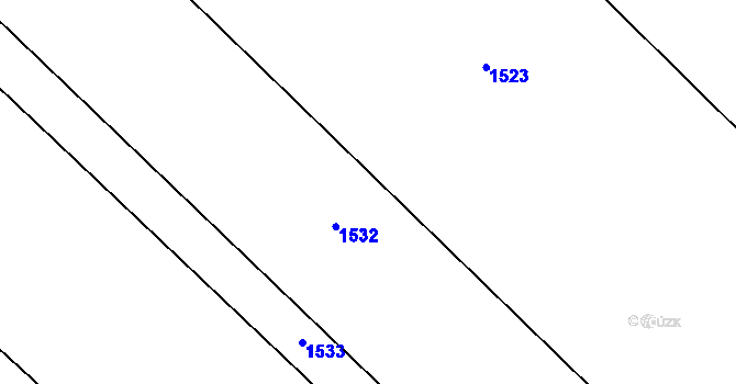 Parcela st. 1238/58 v KÚ Staré Hvězdlice, Katastrální mapa