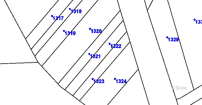 Parcela st. 121/19 v KÚ Staré Hvězdlice, Katastrální mapa