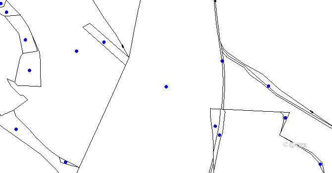 Parcela st. 120 v KÚ Cetnov, Katastrální mapa
