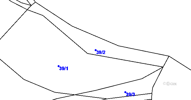 Parcela st. 39/2 v KÚ Skalka u Chebu, Katastrální mapa
