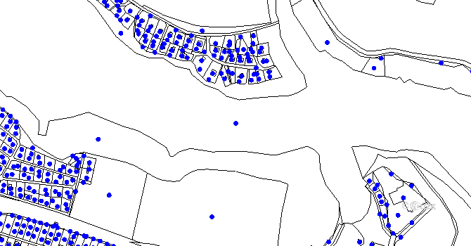Parcela st. 514/1 v KÚ Cheb, Katastrální mapa
