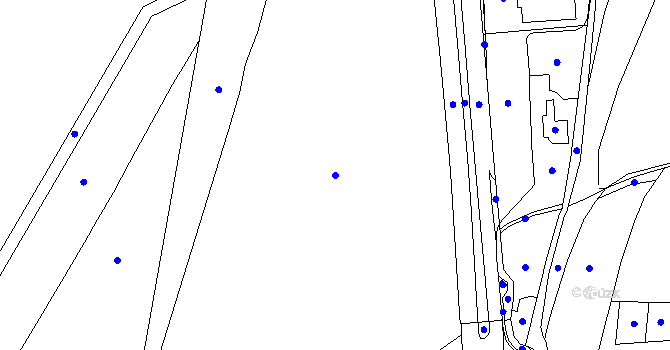 Parcela st. 752/1 v KÚ Cheb, Katastrální mapa