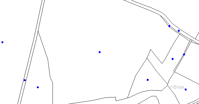 Parcela st. 640/6 v KÚ Cheb, Katastrální mapa