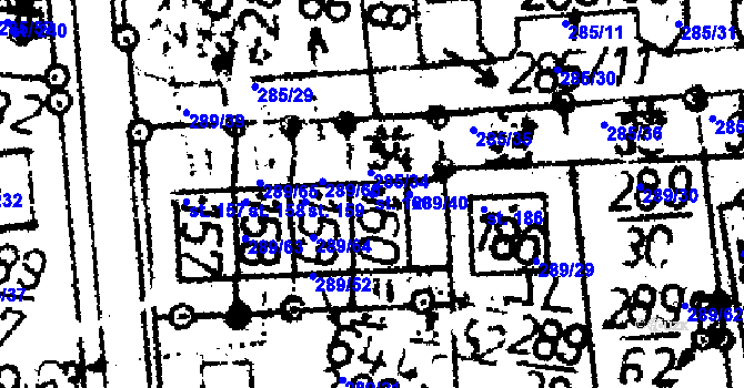 Parcela st. 160 v KÚ Chelčice, Katastrální mapa