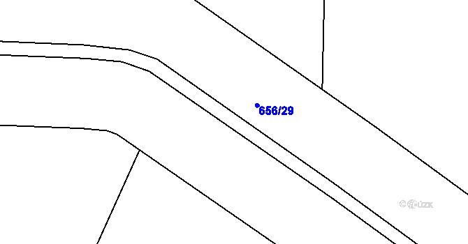 Parcela st. 687/17 v KÚ Chlum u Křemže, Katastrální mapa