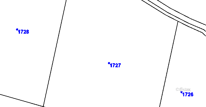 Parcela st. 445/10 v KÚ Chlum u Blatné, Katastrální mapa