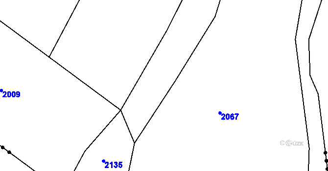 Parcela st. 1127/2 v KÚ Chlum u Blatné, Katastrální mapa
