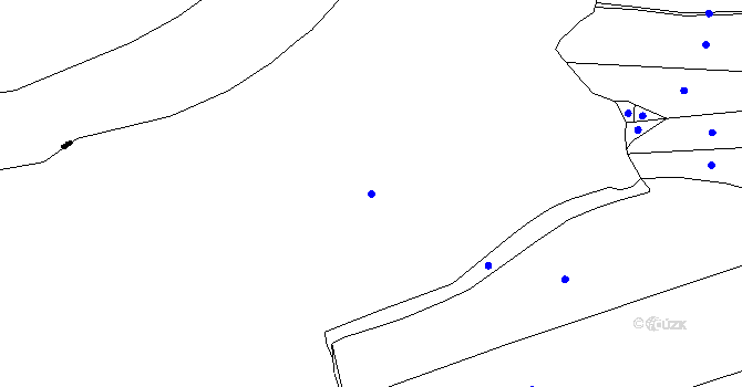 Parcela st. 673/6 v KÚ Chlum nad Berounkou, Katastrální mapa