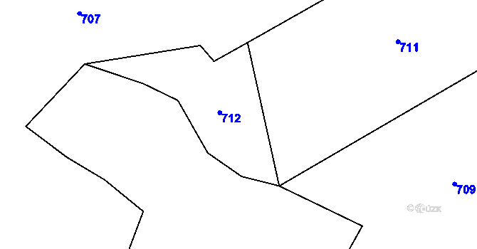 Parcela st. 45/3 v KÚ Babolky, Katastrální mapa