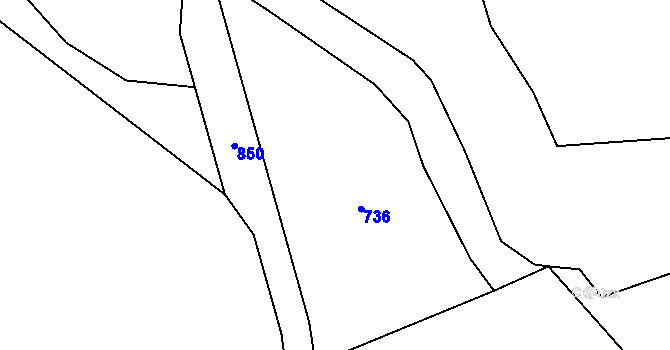 Parcela st. 121/4 v KÚ Babolky, Katastrální mapa