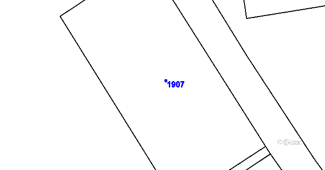 Parcela st. 470 v KÚ Chlumčany u Přeštic, Katastrální mapa