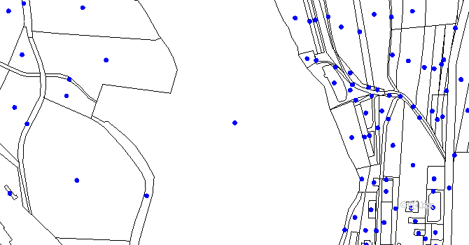 Parcela st. 986/1 v KÚ Chlumec nad Cidlinou, Katastrální mapa