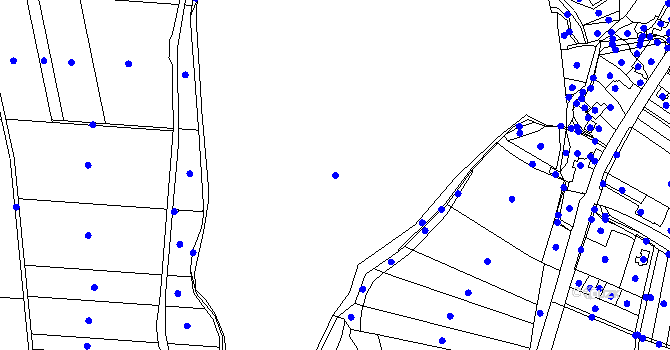 Parcela st. 455/12 v KÚ Chocenice, Katastrální mapa