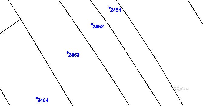 Parcela st. 292/2 v KÚ Chodov u Domažlic, Katastrální mapa