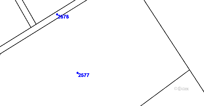 Parcela st. 177/2 v KÚ Chodov u Domažlic, Katastrální mapa
