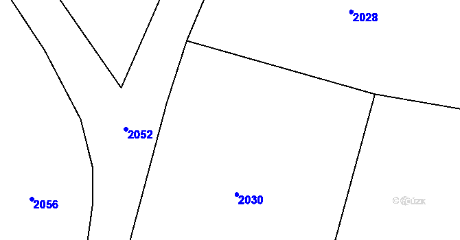Parcela st. 562/3 v KÚ Chodov u Domažlic, Katastrální mapa