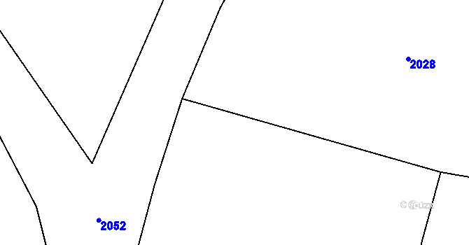 Parcela st. 562/4 v KÚ Chodov u Domažlic, Katastrální mapa