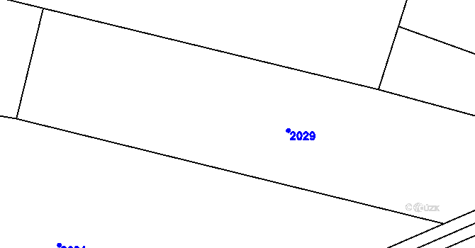 Parcela st. 562/31 v KÚ Chodov u Domažlic, Katastrální mapa