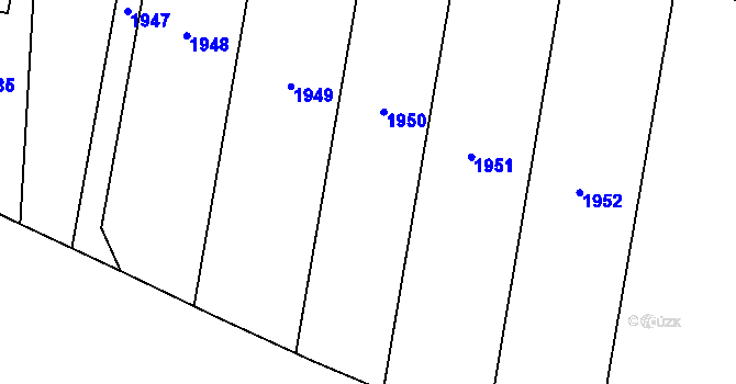 Parcela st. 581 v KÚ Chodov u Domažlic, Katastrální mapa
