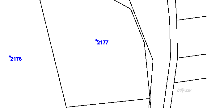 Parcela st. 739/13 v KÚ Chodov u Domažlic, Katastrální mapa