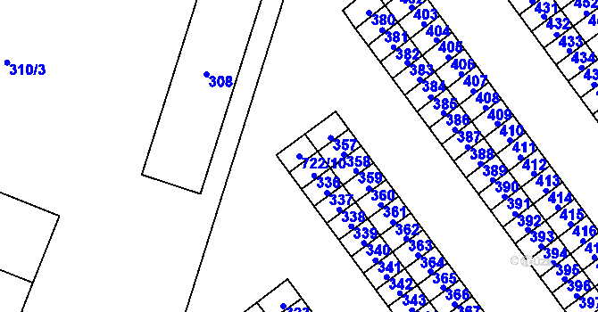 Parcela st. 722/10 v KÚ Dolní Chodov, Katastrální mapa