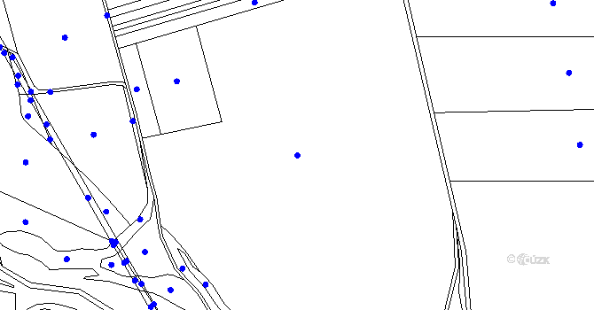 Parcela st. 419/25 v KÚ Cholina, Katastrální mapa