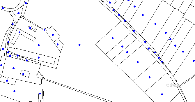 Parcela st. 514/1 v KÚ Choltice, Katastrální mapa