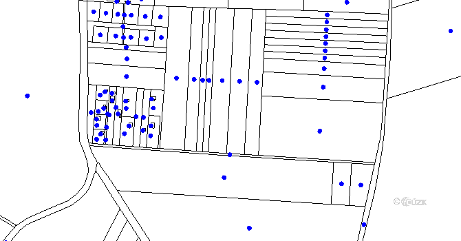 Parcela st. 729/1 v KÚ Choltice, Katastrální mapa