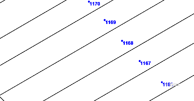Parcela st. 90/18 v KÚ Chotělice, Katastrální mapa