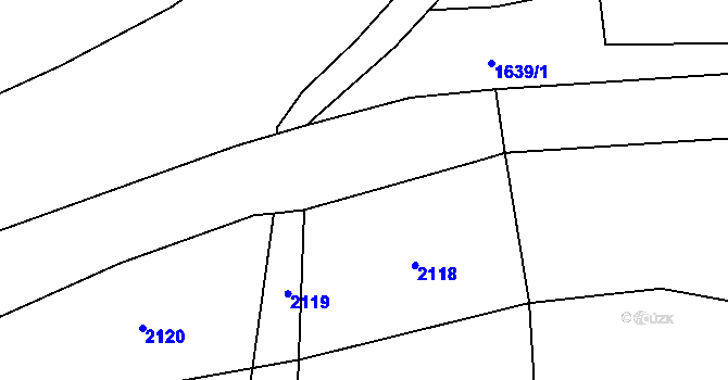 Parcela st. 608/10 v KÚ Chotěmice, Katastrální mapa