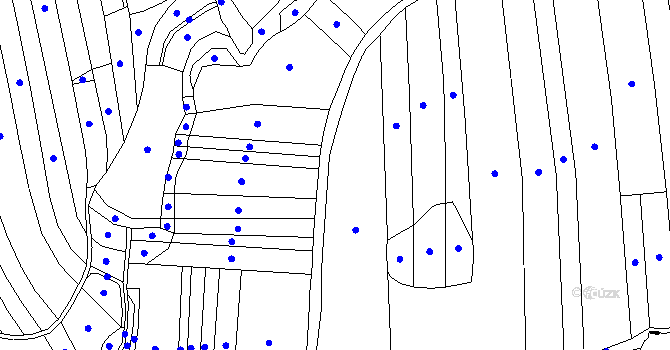 Parcela st. 754/10 v KÚ Chotěmice, Katastrální mapa